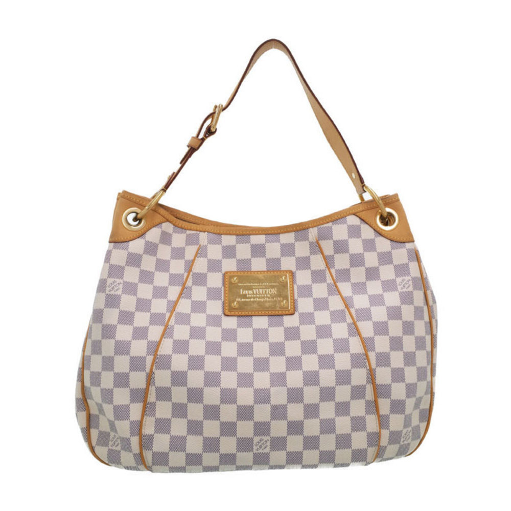 Louis Vuitton Damier Azur Galliera PM Shoulder Bag Beige